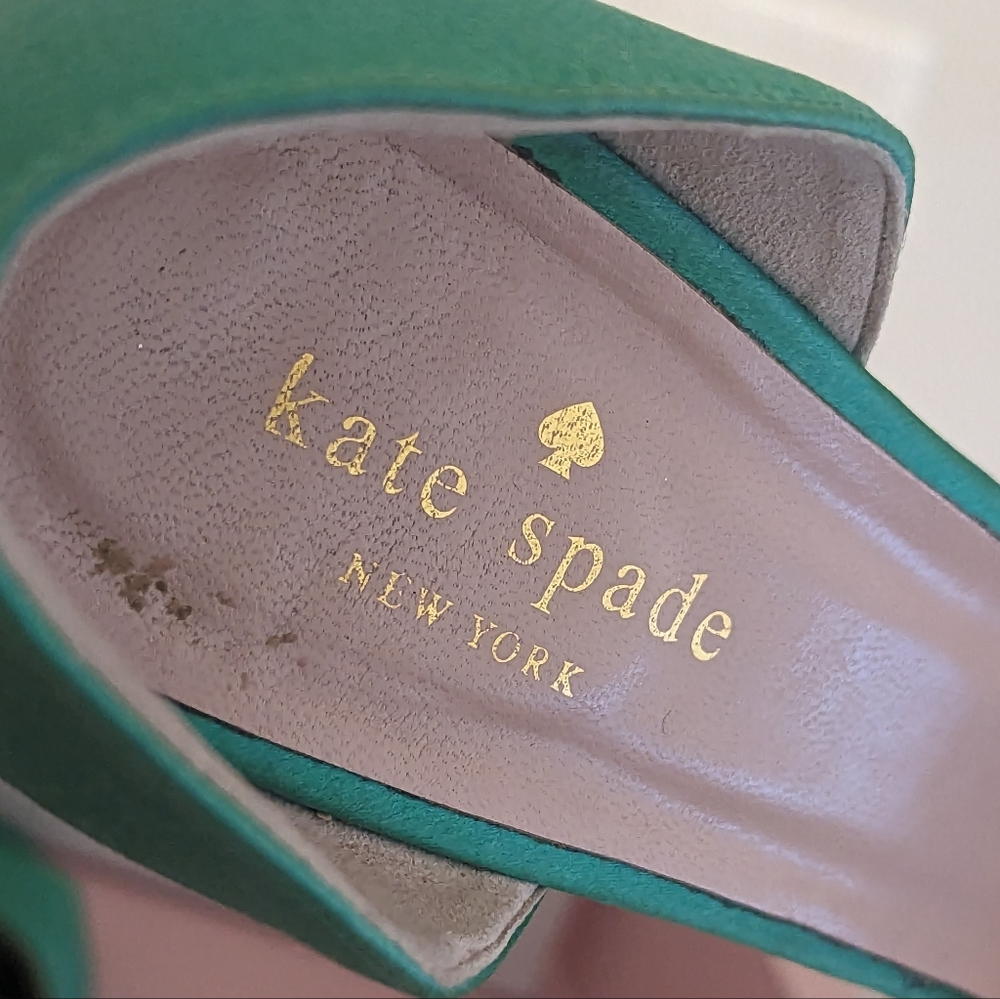 ✨Host Pick!✨Kate Spade Satin Peep Toe Stilleto Heels - Picture 5 of 14